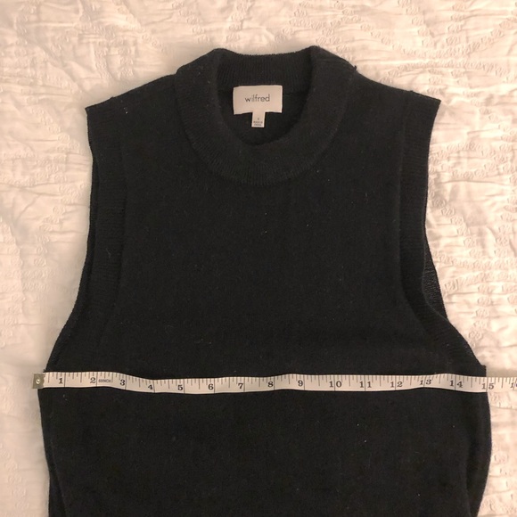 Wilfred Black Rubel Sleeveless Long Sweater - Picture 9 of 14